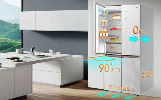 大容量极致薄完美嵌，澳柯玛最新款纯平嵌冰箱上市